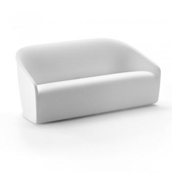 2 Seater Outdoor Sofa in Colored Polyethylene Made in Italy - July