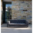 2 Seater Living Room Sofa with Reclining Headrest Made in Italy - Unleashed Viadurini