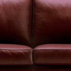 2 Seater Sofa Padded and Upholstered in Fine Made in Italy Leather - Centauro Viadurini