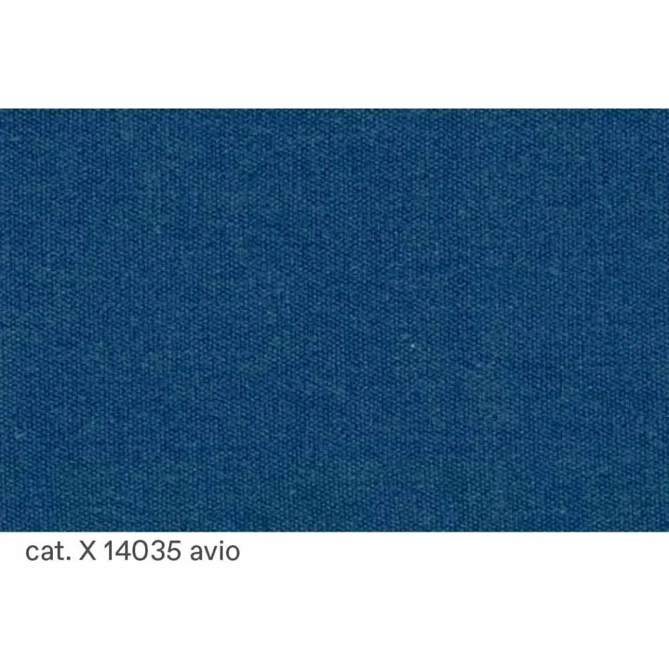 2 Seater Cotton Sofa with Side Cubes in Mdf Made in Italy - Damascus Viadurini