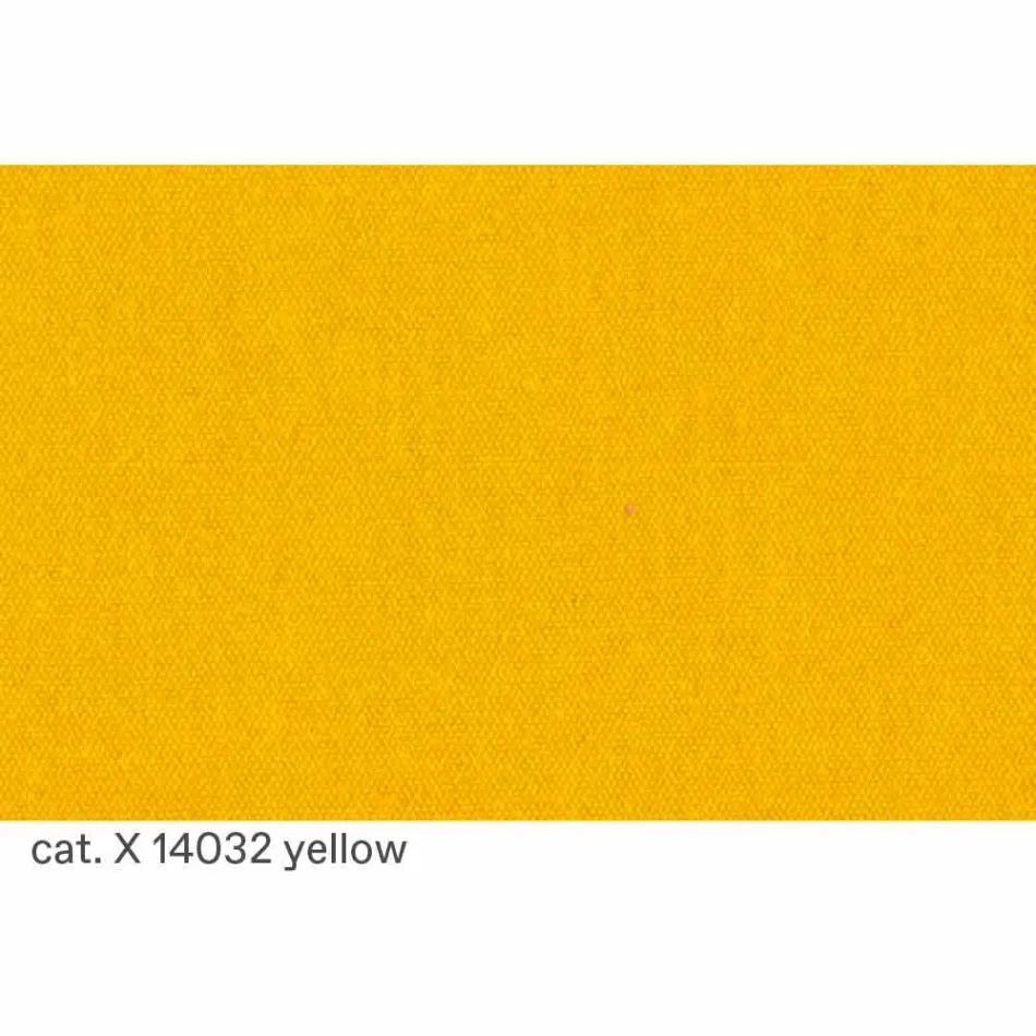 2 Seater Cotton Sofa with Side Cubes in Mdf Made in Italy - Damascus Viadurini