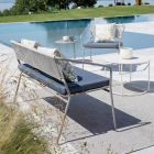 2 Seater Sofa for the Garden with Cushion Included Made in Italy - Prato Viadurini