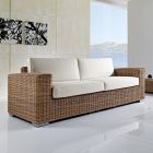 3 Seater Garden Sofa in Hand Woven Polyrattan - Yoko Viadurini