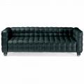 3 Seater Sofa in Quality Made in Italy Quilted Effect Leather - Vesuvius