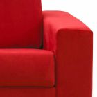 3 seater maxi sofa modern design eco-leather / fabric made in Italy Mora Viadurini