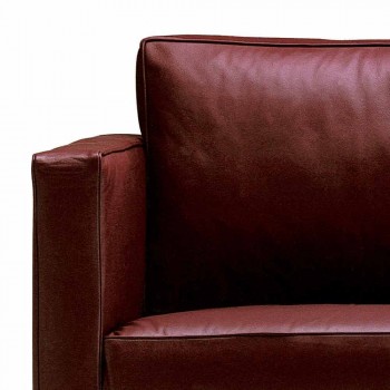3 Seater Sofa Upholstered in High Quality Made in Italy Leather - Centauro