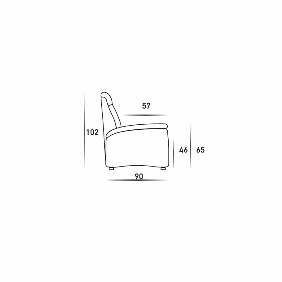 Modern design 2 seater sofa in leather, eco-leather or Gelso fabric Viadurini