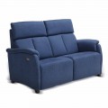 2 seater sofa Gelso, with fabric/leather/faux leather upholstery