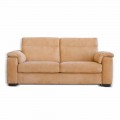 2 seater sofa Lilia, fabric or faux leather upholstery, made in Italy