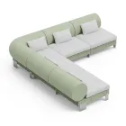 Living Room Corner Sofa in Polyethylene of Different Colors - Orbis Viadurini
