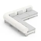 Living Room Corner Sofa in Polyethylene of Different Colors - Orbis Viadurini