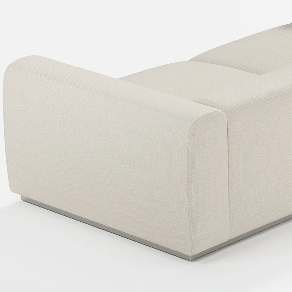 Outdoor Sectional Sofa in Marine Plywood Made in Italy - Bahias Viadurini