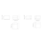 Outdoor Sectional Sofa in Marine Plywood Made in Italy - Bahias Viadurini