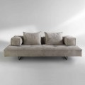 Nabuk leather modular sofa with a modern design Cardo, made in Italy