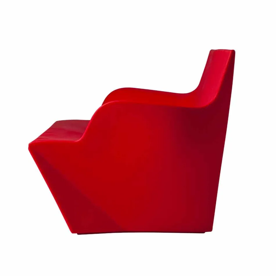 Slide with armrests Slide Kami Yon colored design made in Italy Viadurini