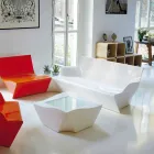 Slide with armrests Slide Kami Yon colored design made in Italy Viadurini