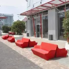 Slide with armrests Slide Kami Yon colored design made in Italy Viadurini