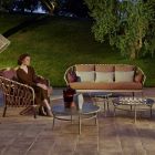 3 Seater Outdoor Sofa with Cushions Made in Italy - Emmacross by Varaschin Viadurini