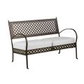 2 Seater Outdoor Sofa in Galvanized Steel Made in Italy - Selvaggia