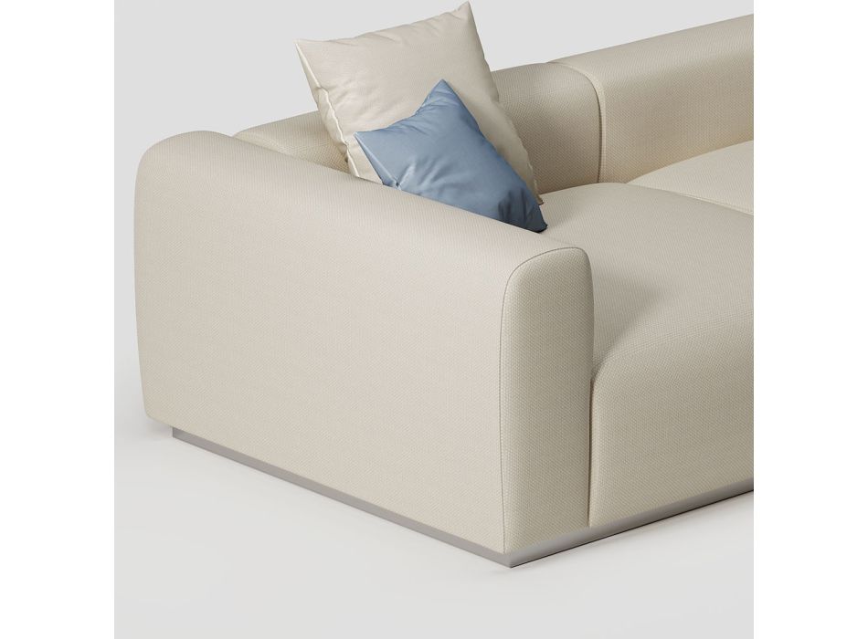 Modular Outdoor Sofa in Marine Plywood Made in Italy - Bahias Viadurini