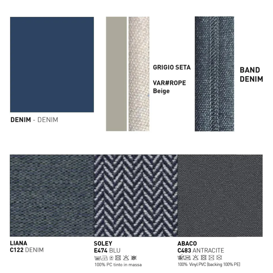 Outdoor Sofa with Pillows Included Made in Italy - Emmacross by Varaschin Viadurini