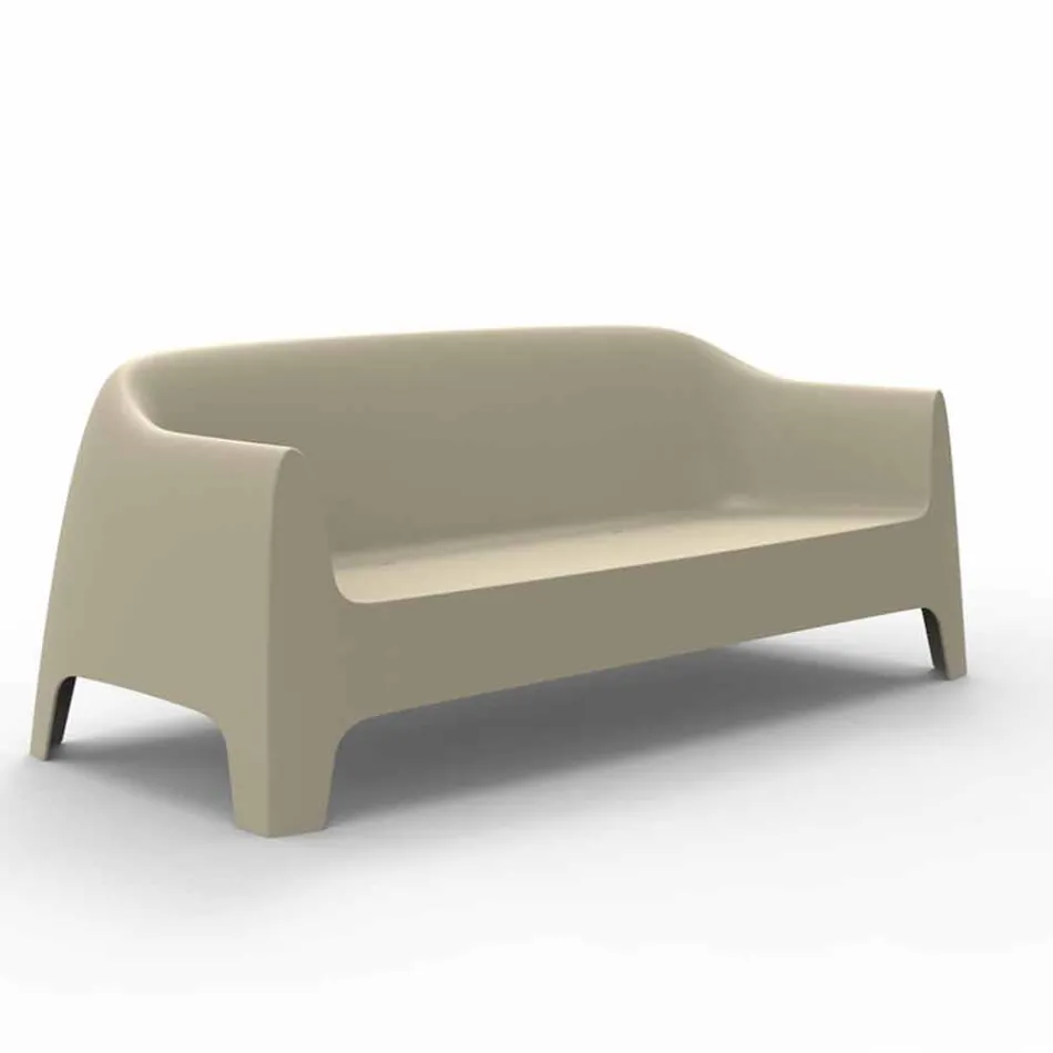 Modern design outdoor sofa Solid by Vondom in polypropylene Viadurini
