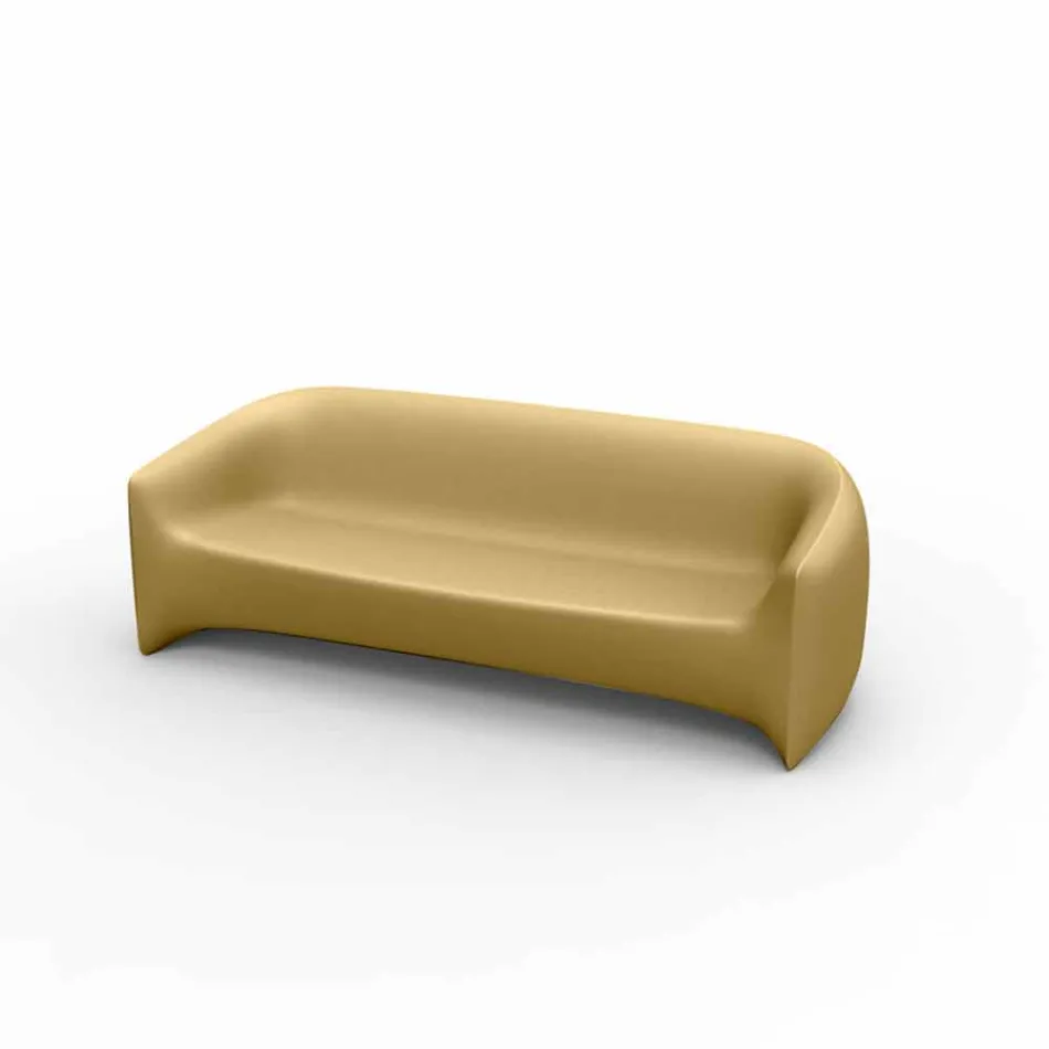 Design outdoor sofa in Blow by Vondom polyethylene resin Viadurini