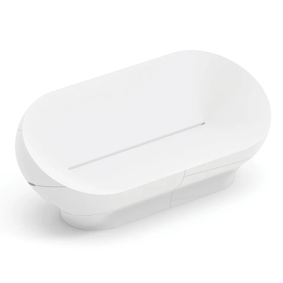 Polyethylene Outdoor Sofa Available in Various Colors - Towel Viadurini