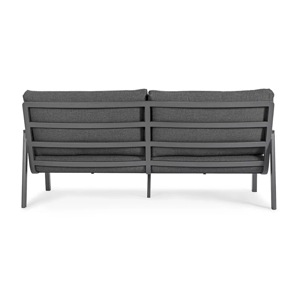 Outdoor Sofa in Fabric with Aluminum Structure, Homemotion - Cara Viadurini