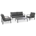 Outdoor Sofa in Fabric with Aluminum Structure, Homemotion - Cara Viadurini