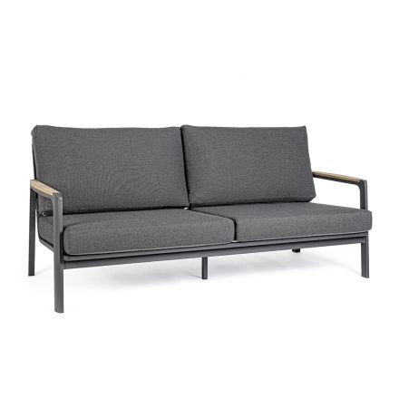 Outdoor Sofa in Fabric with Aluminum Structure, Homemotion - Cara Viadurini