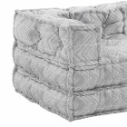 Ethnic Two Seater Garden Sofa in Water Repellent Fabric - Shamo Viadurini