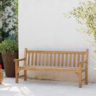 2 or 3 Seater Garden Sofa in Teak Made in Italy - Sleepy Viadurini