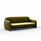 Modern design polyethylene garden sofa Pezzettina by Vondom Viadurini