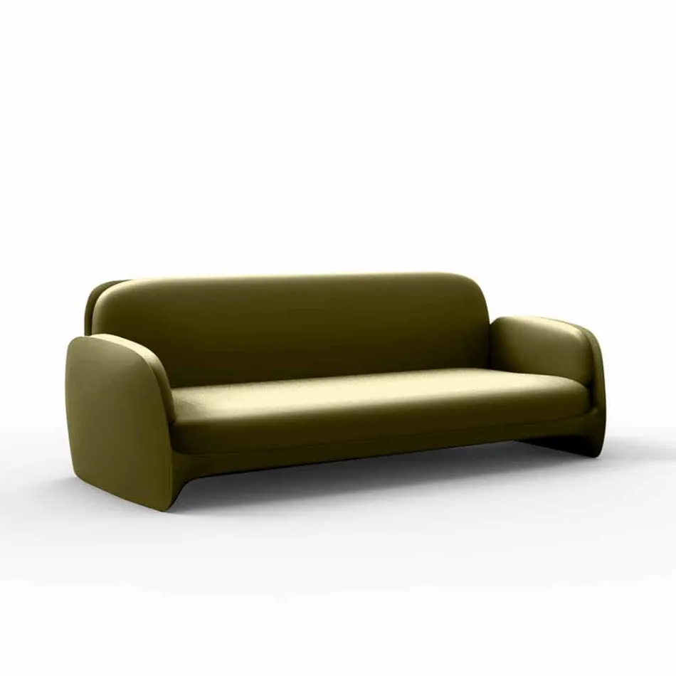 Modern design polyethylene garden sofa Pezzettina by Vondom Viadurini