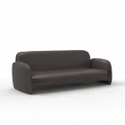 Modern design polyethylene garden sofa Pezzettina by Vondom Viadurini