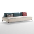 3 Seater Sofa in Removable Fabric Made in Italy - Mykonos Viadurini
