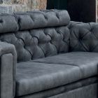 Living Room Sofa with Reclining Headrest Made in Italy - Unleashed Viadurini