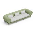 3-seater living room sofa in polyethylene of different colors - Orbis