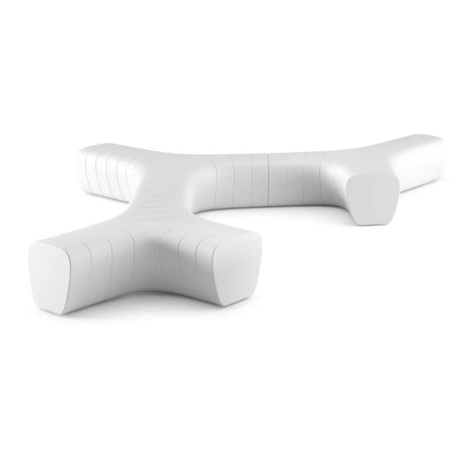 Office Sofa in Matt Colored Polyethylene Made in Italy - Galatea Viadurini