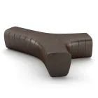 Office Sofa in Matt Colored Polyethylene Made in Italy - Galatea Viadurini