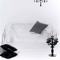 Modern design sofa made of transparent plexiglass Jolly,made in Italy