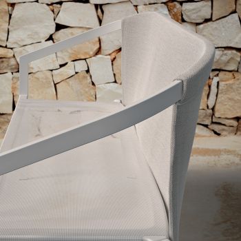 2 seater Outdoor Sofa with Aluminum Structure Made in Italy - Zaika