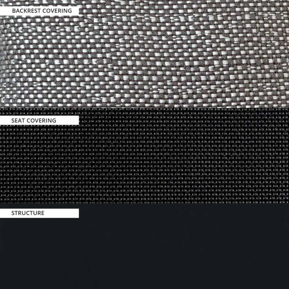 2 seater Outdoor Sofa with Aluminum Structure Made in Italy - Zaika Viadurini