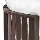 Outdoor Sofa 2 Seats in Aluminum with Ropes Luxury Design 3 Finishes - Julie Viadurini