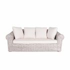 Outdoor / Indoor 3 Seater Sofa in Luxury Rattan Homemotion - Francioso Viadurini