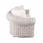 Outdoor / Indoor 3 Seater Sofa in Luxury Rattan Homemotion - Francioso Viadurini