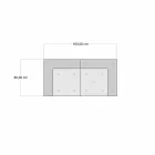 Padded Two-Seater Ethnic Sofa in Patchwork Fabric and Wood - Fiber Viadurini