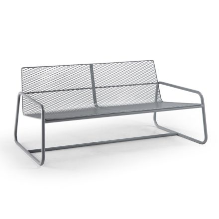 Metal Sofa for the Modern Garden High Quality Made in Italy - Karol Viadurini