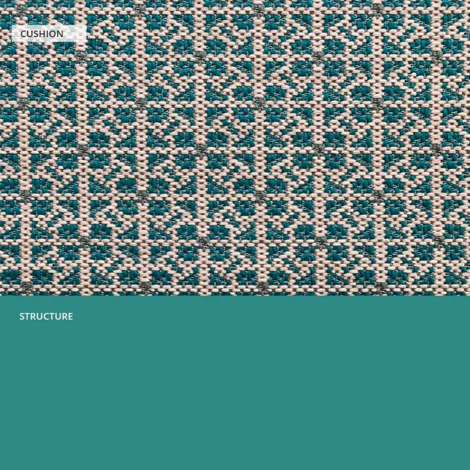 Metal Sofa for the Modern Garden High Quality Made in Italy - Karol Viadurini